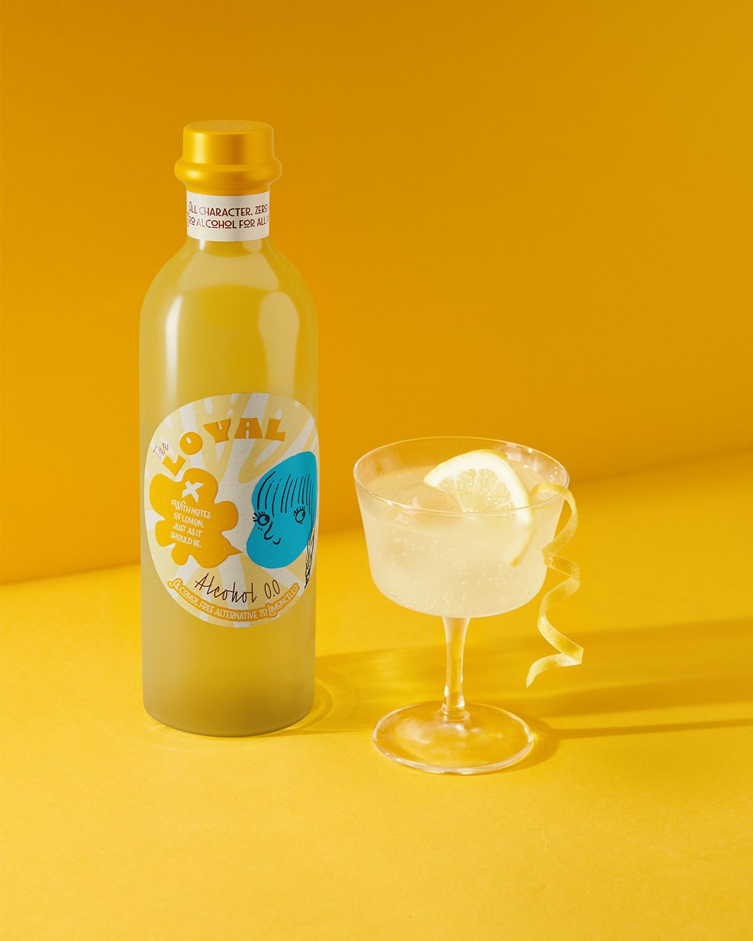 The Loyal, Limoncello Alcohol Free Nexus con bicchiere