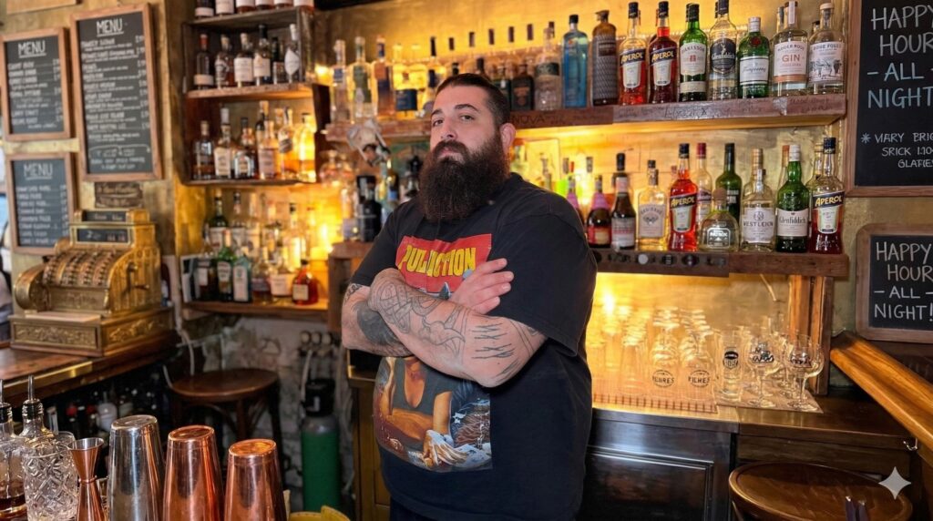 Oscar Airasca, Bartender del 28 Erbe